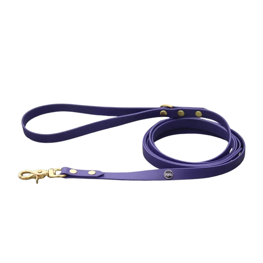 Smycz miejska z Biothane dla psa, fiolet / time to be Unidog! BURA