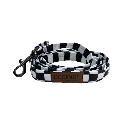 Smycz dla psa wodoodporna BLACK&WHITE DOGIDIGI