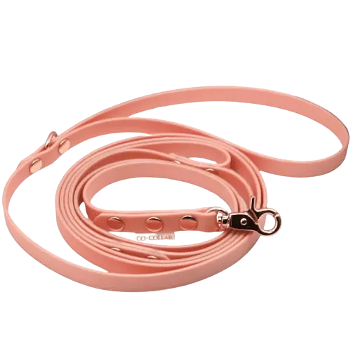 Smycz BioThane Pearl Pink Co Collar