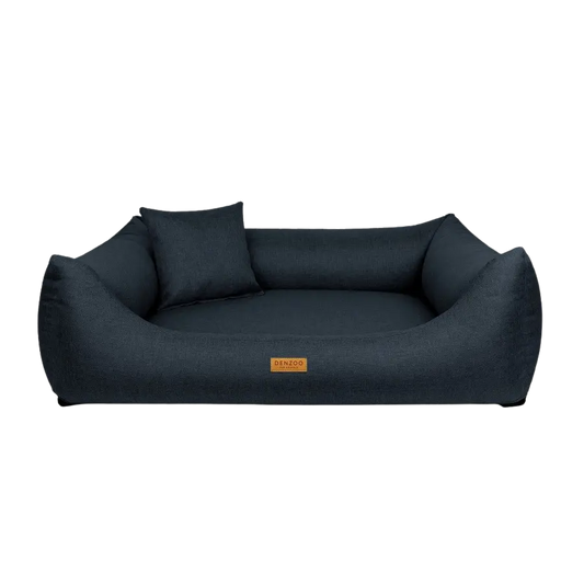 Legowisko dla psa i kota ortopedyczne granatowe - MODENA NAVY BLUE DENZOO