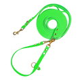 Załaduj obraz do przeglądarki galerii, Linka treningowa dla psa z taśmy HEXA, neonowy zielony BURA