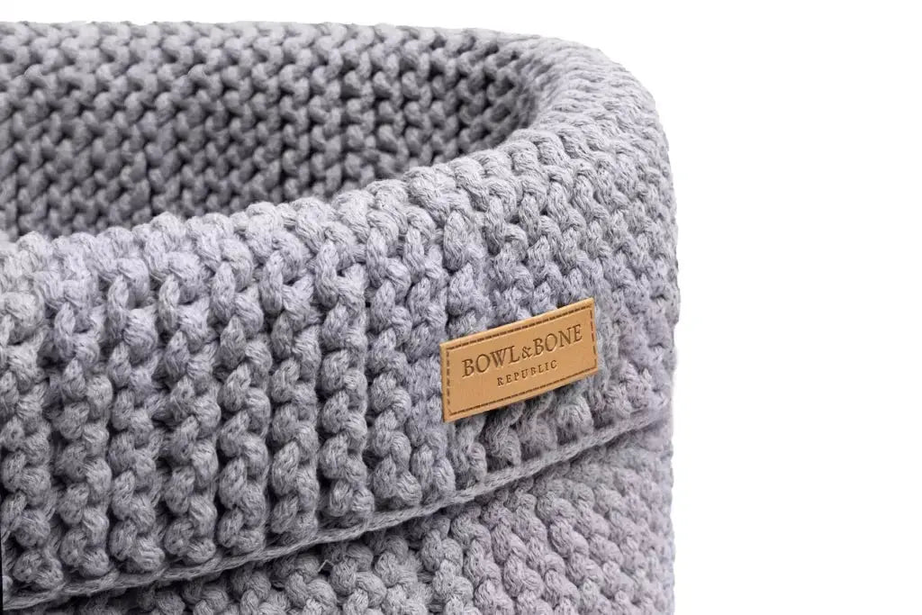 Kosz na zabawki COTTON szary Bowl & Bone