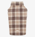 Załaduj obraz do przeglądarki galerii, Koszula w kratę dla psa w kolorze beżowym