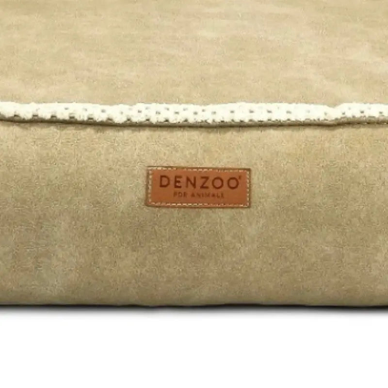 Legowisko dla psa i kota z materacem ortopedycznym beżowe - ANCONA BEIGE DENZOO