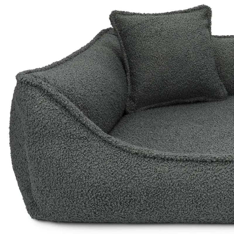 Legowisko premium dla psa i kota ortopedyczne ciemno szare - BELLUNO DARK GREY DENZOO
