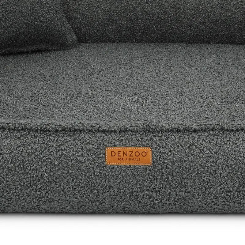 Legowisko premium dla psa i kota ortopedyczne ciemno szare - BELLUNO DARK GREY DENZOO