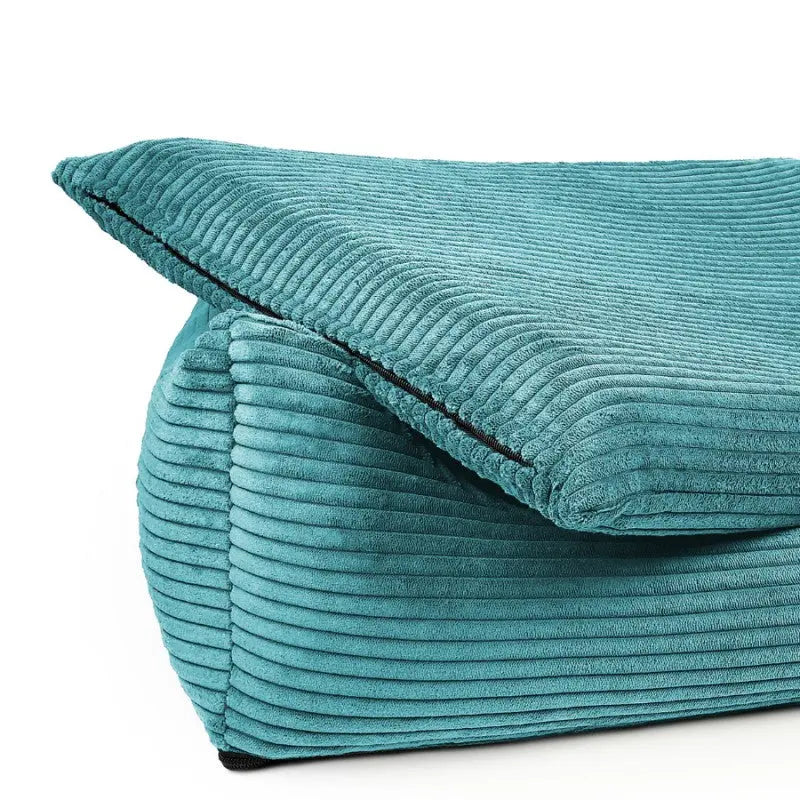 Legowisko dla psa i kota z materacem ortopedycznym turkusowe - RIMINI TURQUISE DENZOO