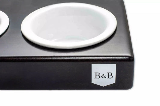 Miska dla psa DUO CERAMIC brązowa Bowl & Bone