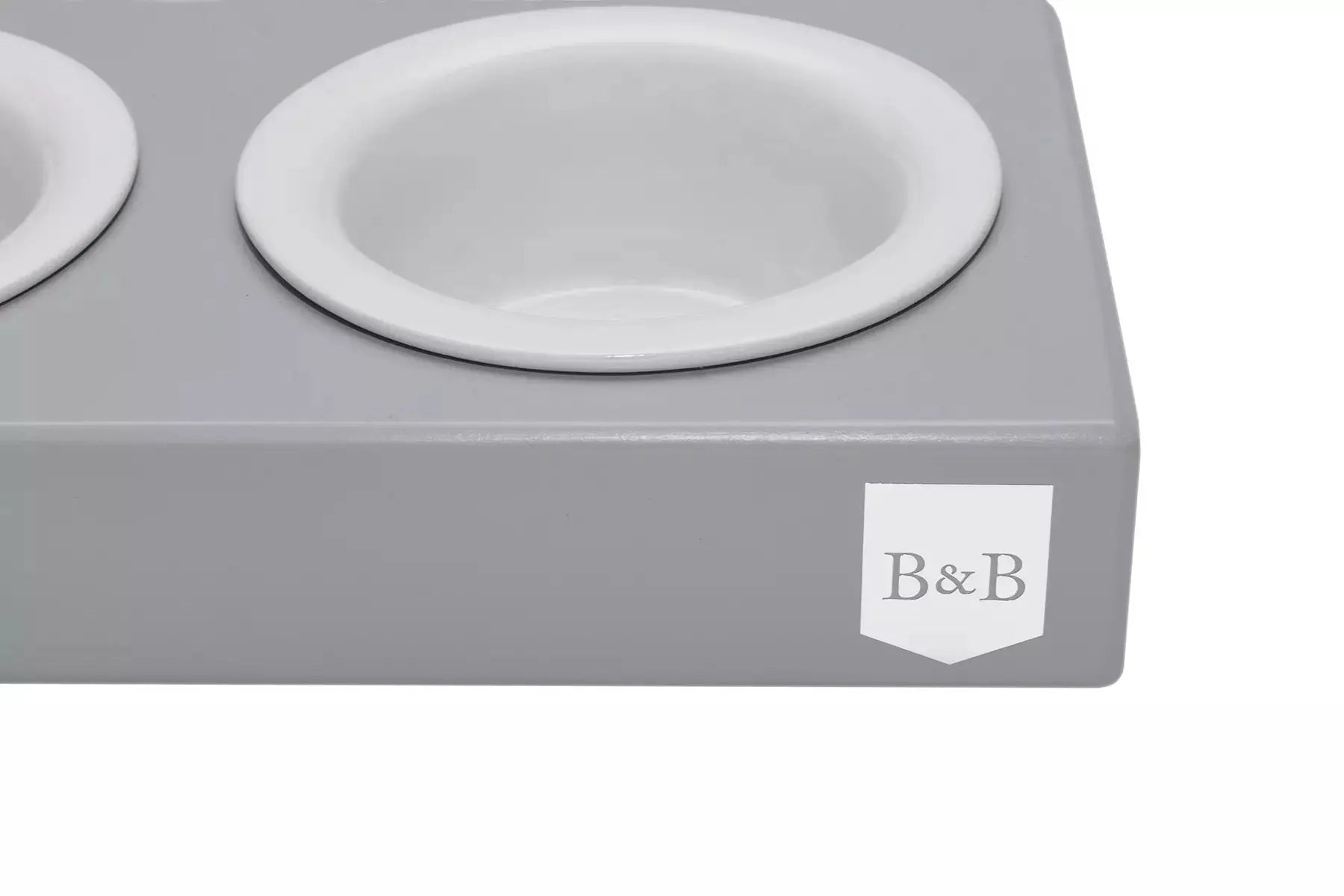 Miska dla psa DUO CERAMIC szara Bowl & Bone