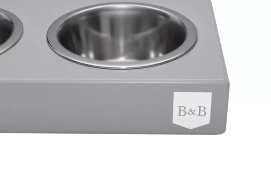 Miska dla psa DUO szara Bowl & Bone
