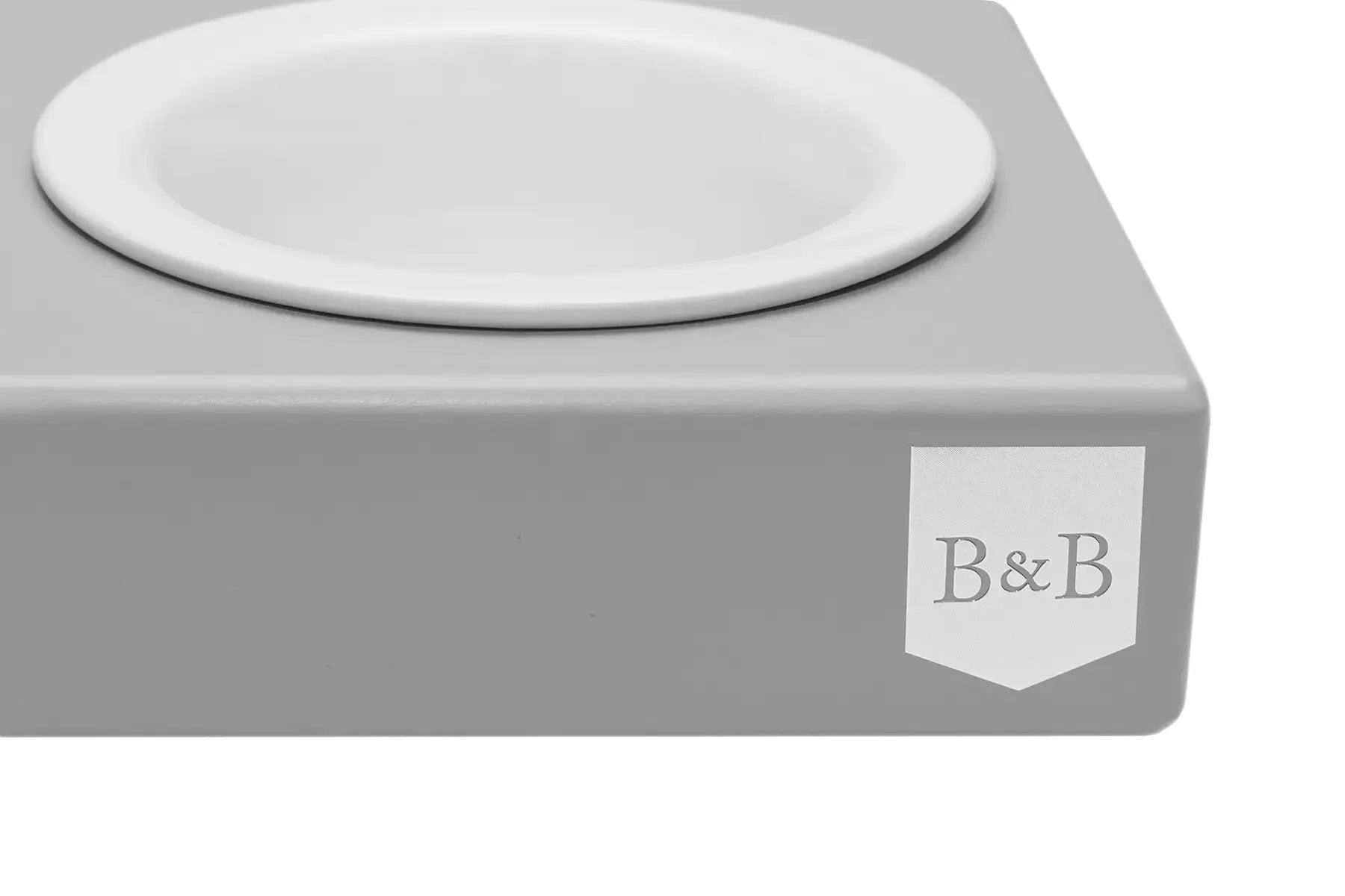 Miska dla psa SOLO CERAMIC szara Bowl & Bone