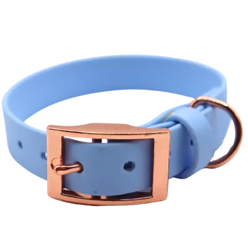 Obroża na sprzączkę BioThane Ice Blue Co Collar