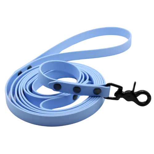 Smycz BioThane Ice Blue Co Collar