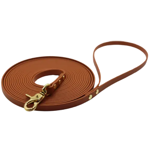 Smycz BioThane Toffee brown Co Collar