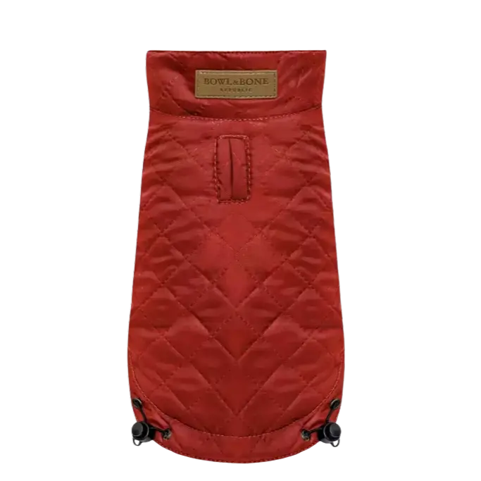 Kurteczka dla psa SPIRIT czerwona Bowl & Bone