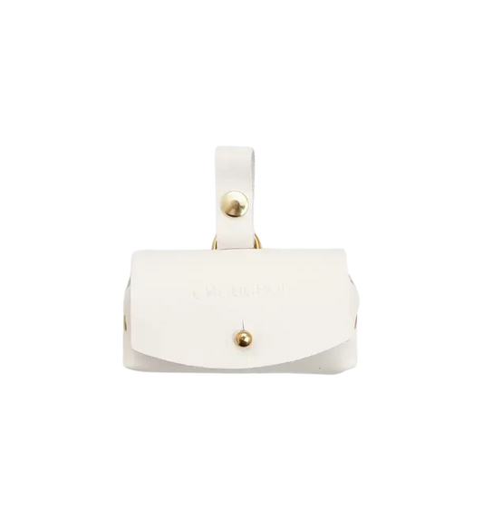 Etui na woreczki "Classy" w kolorze mlecznym