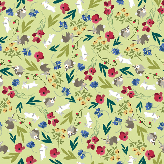 Smycz miejska Zające na łące psistań