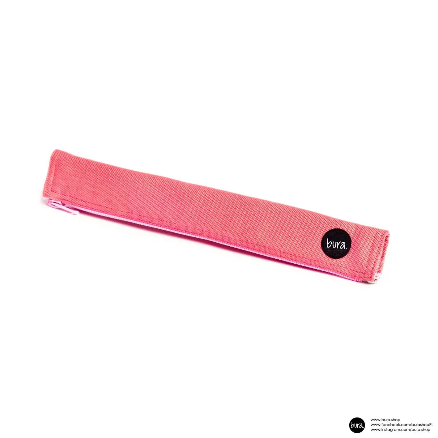 Rączka neoprenowa do smyczy uniwersalna Psiutti frutti / koral BURA