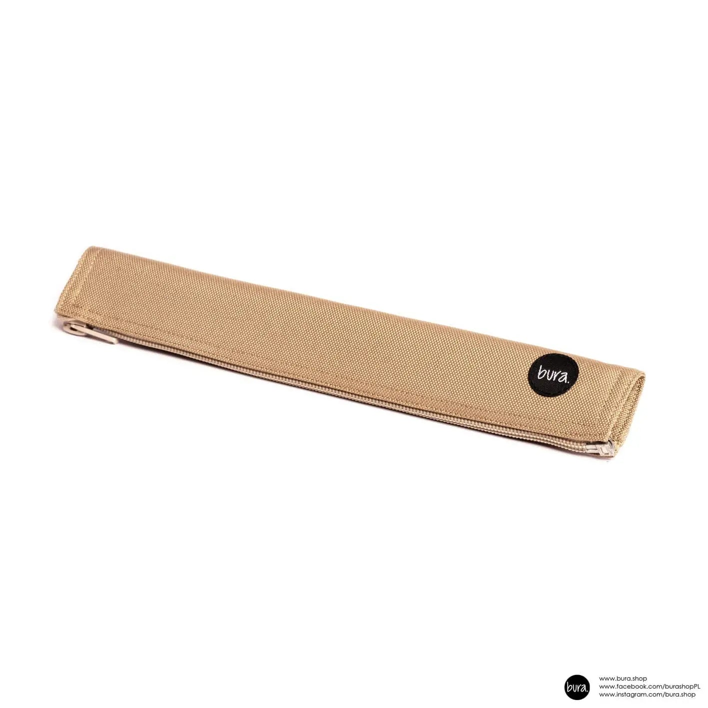 Rączka neoprenowa do smyczy uniwersalna Psiutti frutti / beż BURA