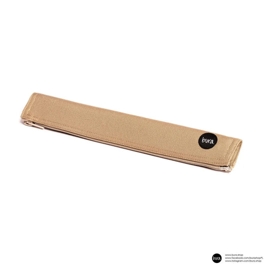 Rączka neoprenowa do smyczy uniwersalna Psiutti frutti / beż BURA