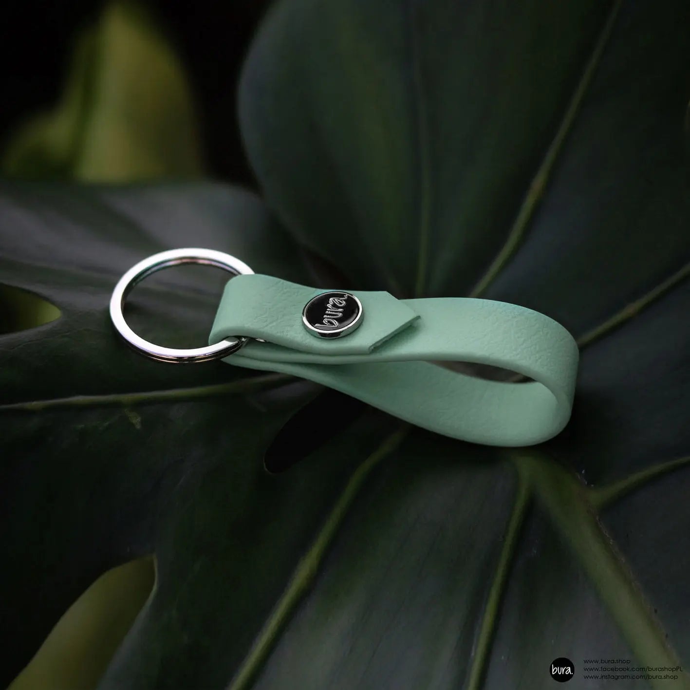 Breloczek do kluczy szAUUUwia / szałwiowy BURA