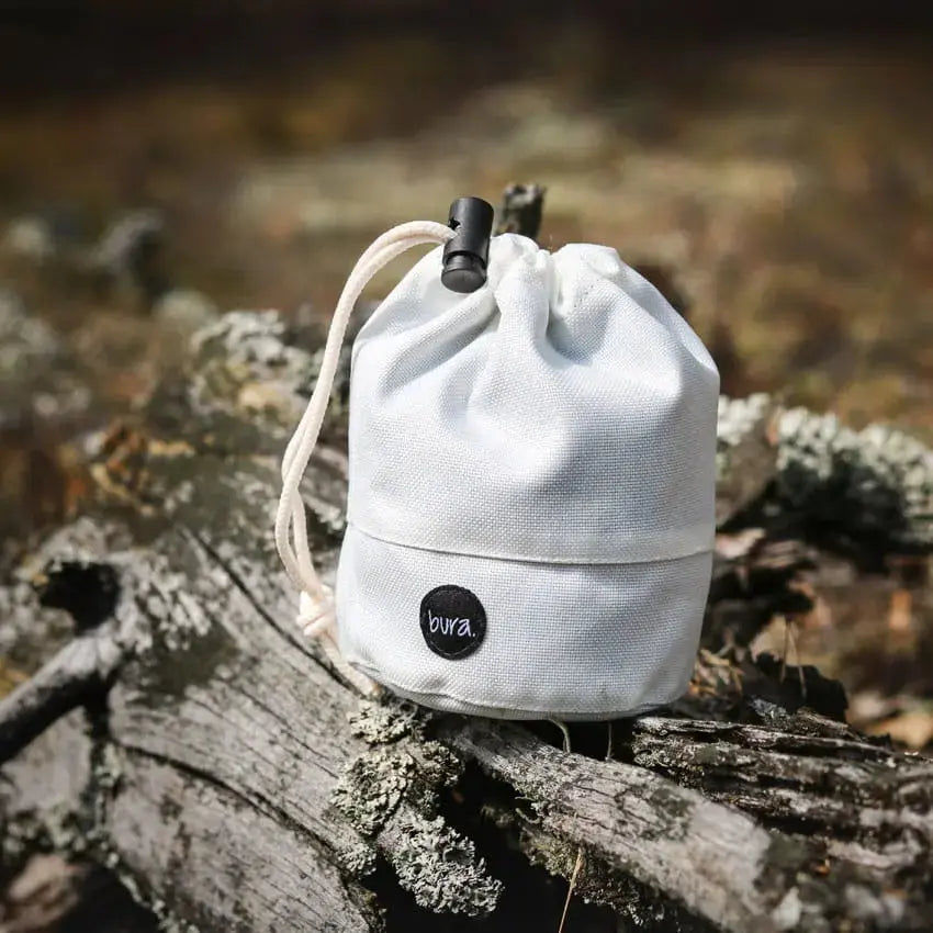 Saszetka na smaczki beza Psiavlova / biały BURA