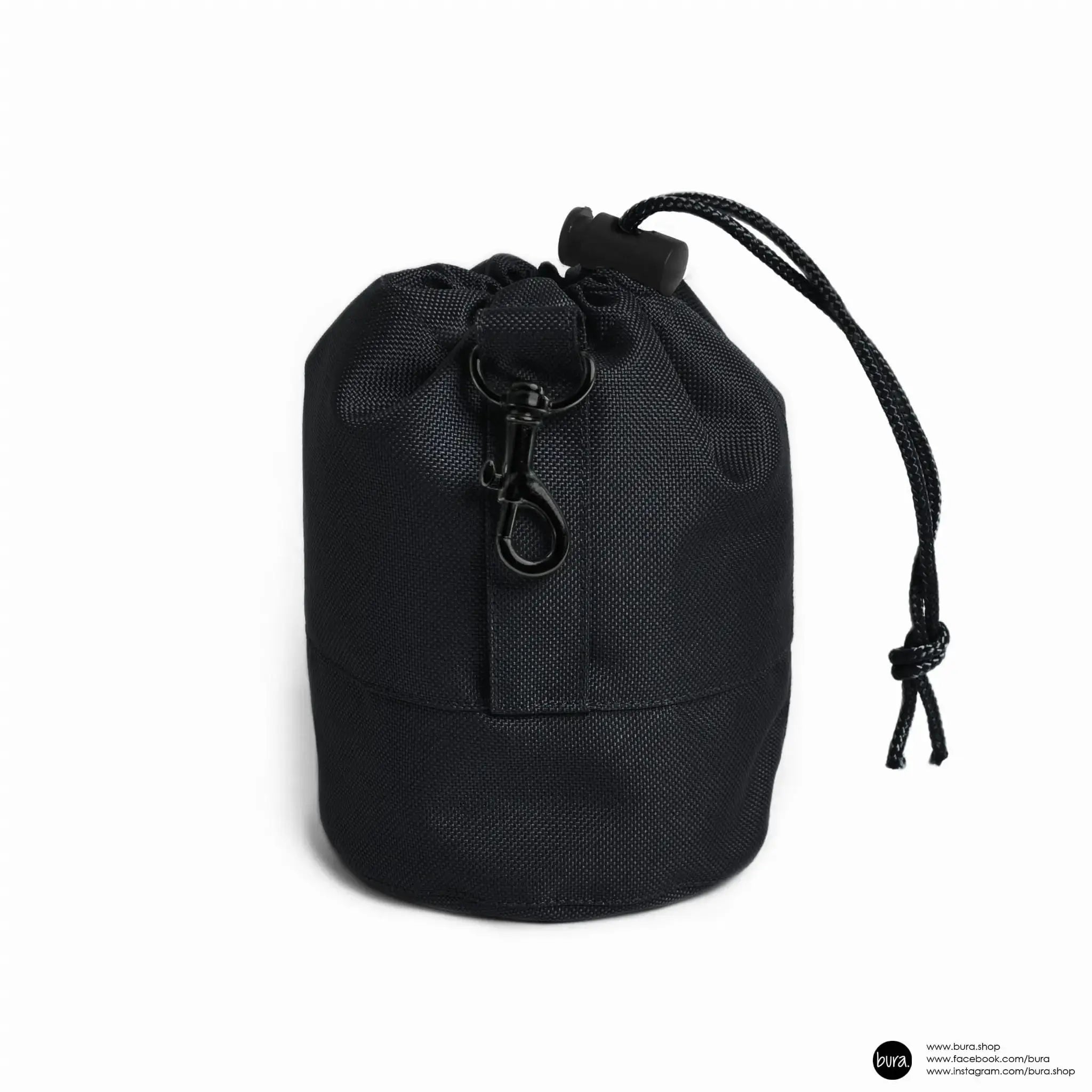 Saszetka na smaczki dog in BLACK / czarny BURA