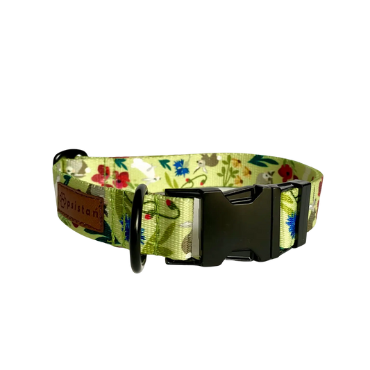 Obroża Zające na łące psistań