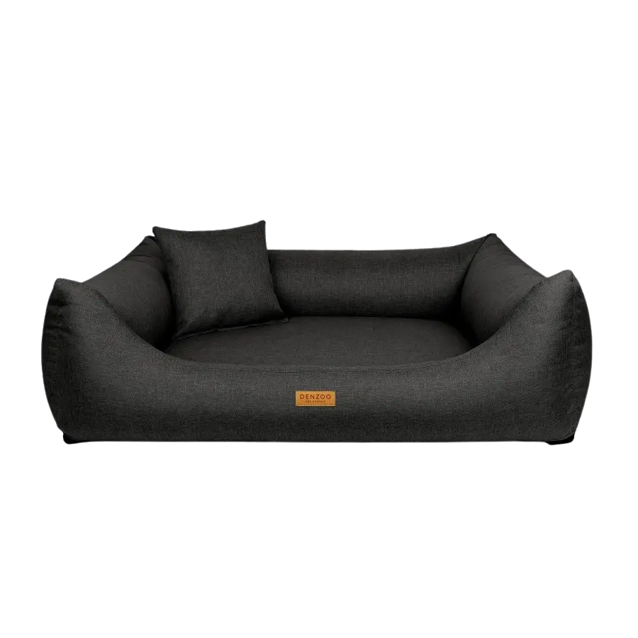 Legowisko dla psa i kota ortopedyczne ciemno szare - MODENA DARK GREY DENZOO