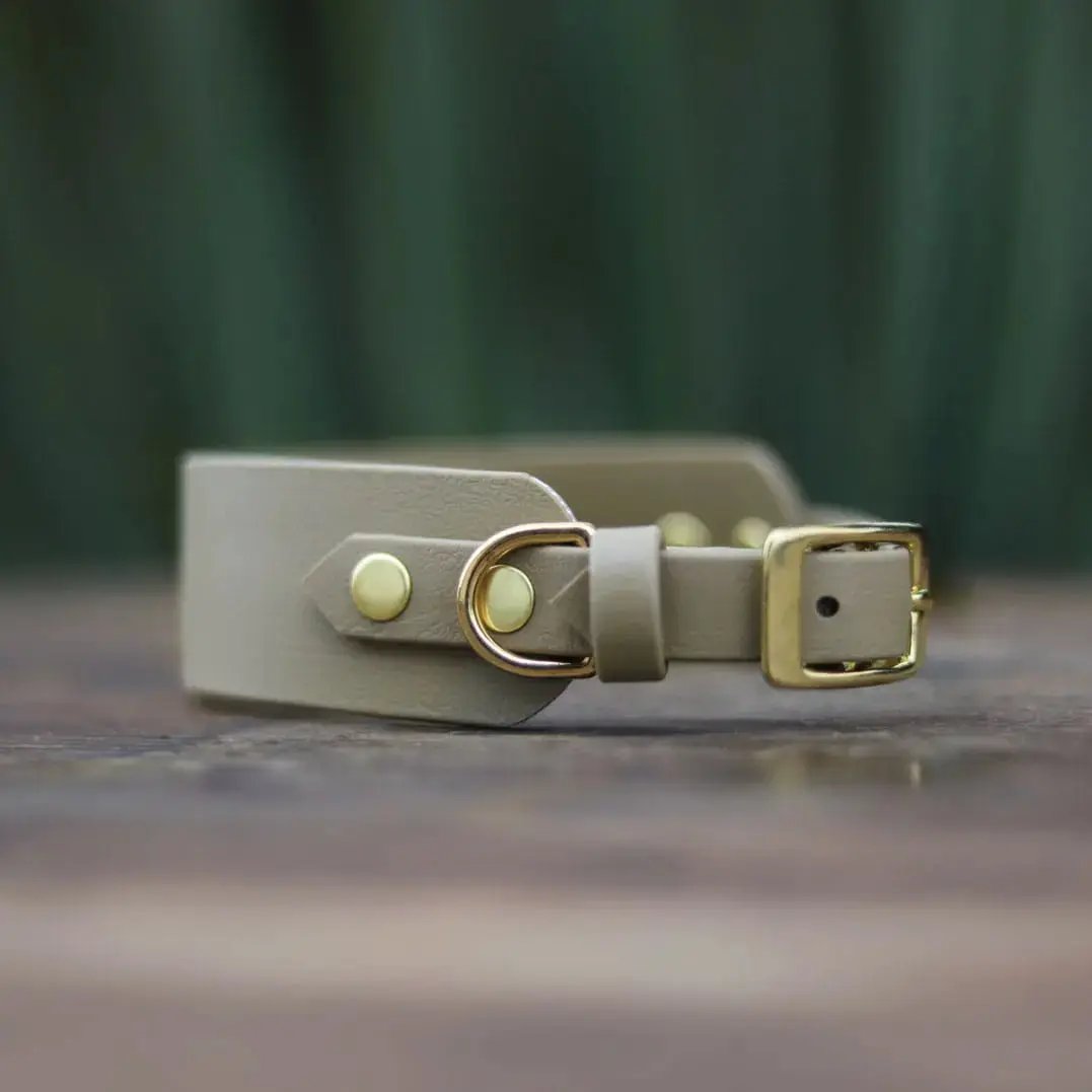 Obroża dla Charta na sprzączkę, PSIAkość / khaki BURA