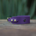 Załaduj obraz do przeglądarki galerii, Obroża dla Charta na sprzączkę, time to be Unidog! / fiolet BURA
