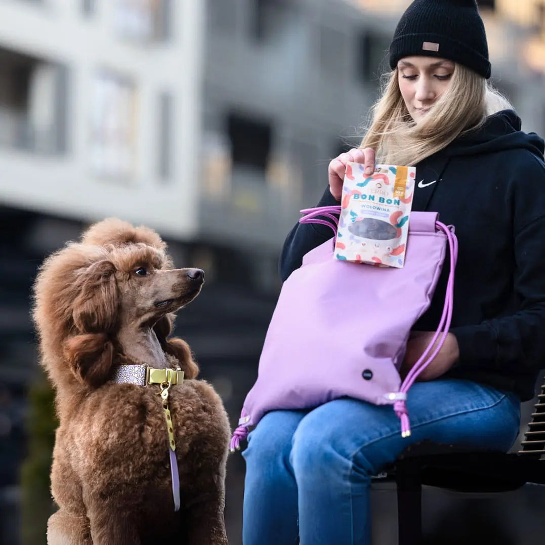 Bura Torba 2w1 time to be Unidog! / liliowy róż BURA