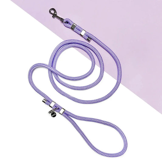 Smycz miejska linowa dla psa, lilia / YOU're pawsome! BURA