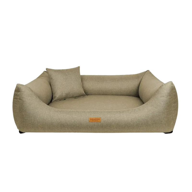 Legowisko dla psa i kota ortopedyczne beżowe - MODENA BEIGE DENZOO