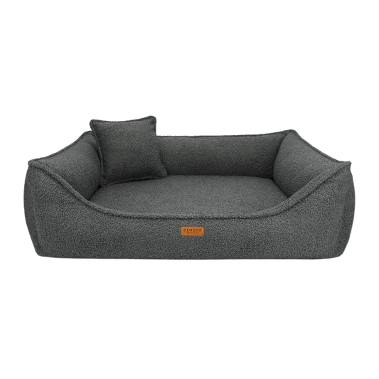 Legowisko premium dla psa i kota ortopedyczne ciemno szare - BELLUNO DARK GREY DENZOO