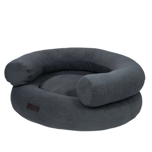 Legowisko "Marshmallow" dla psa w kolorze ciemnoszarym