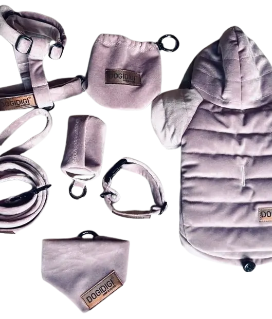 Smycz dla psa Pink Velvet DOGIDIGI