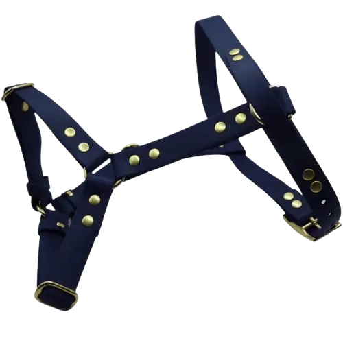 Szelki z regulacją z BioThane Midnight Blue Co Collar