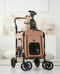 Załaduj obraz do przeglądarki galerii, Ibiyaya Wózek Gentle Giant Pet Wagon Dirty Peach Ibiyaya

