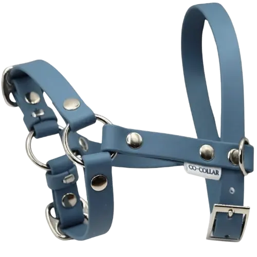 Szelki z regulacją BioThane Pigeon Blue Co Collar