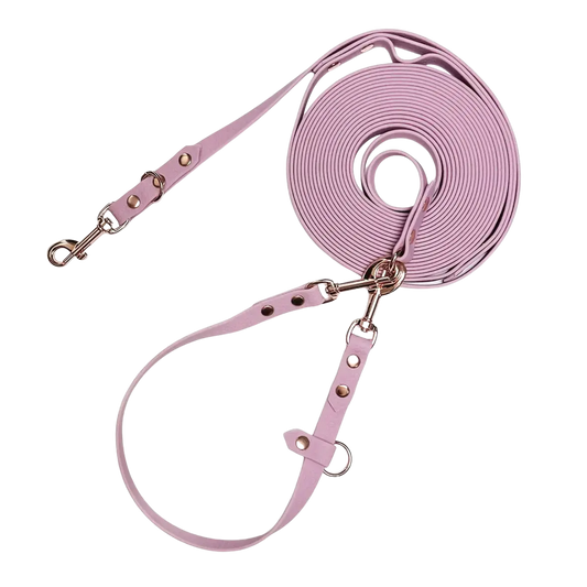 Linka treningowa dla psa z taśmy HEXA, liliowy BURA