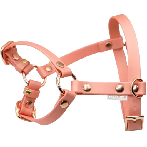 Szelki z regulacją BioThane Pearl Pink Co Collar