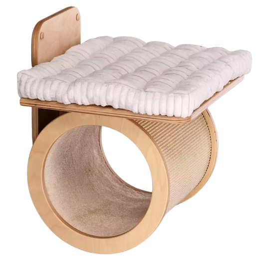 Półka do ściany z tuleją sizalową