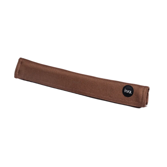 Rączka neoprenowa do smyczy uniwersalna Trufla / brąz BURA