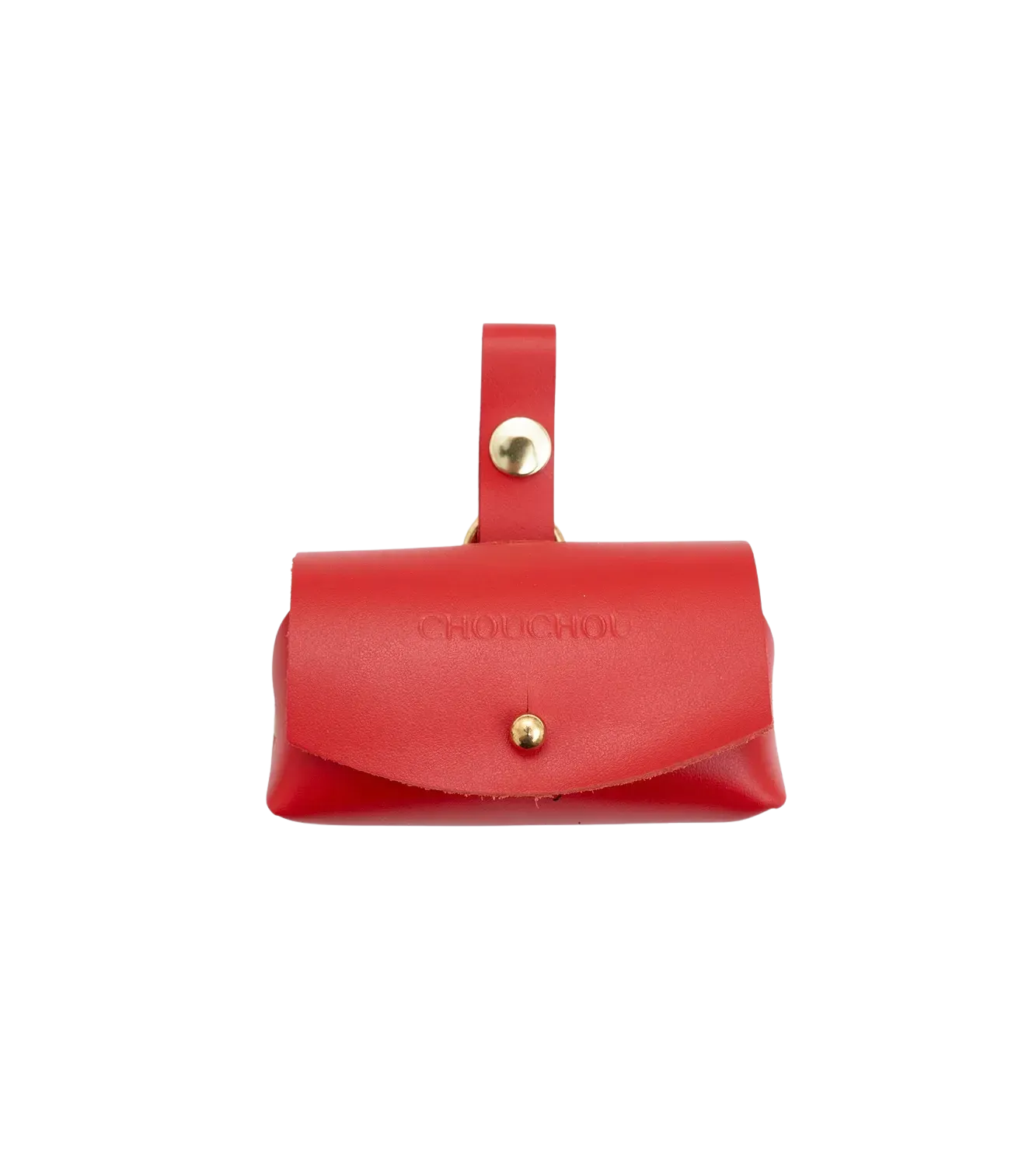 Etui na woreczki "Classy" w kolorze czerwonym