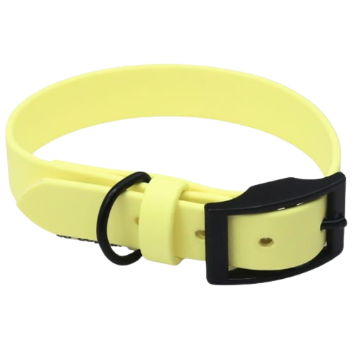 Obroża na sprzączkę BioThane Lemon Yellow Co Collar