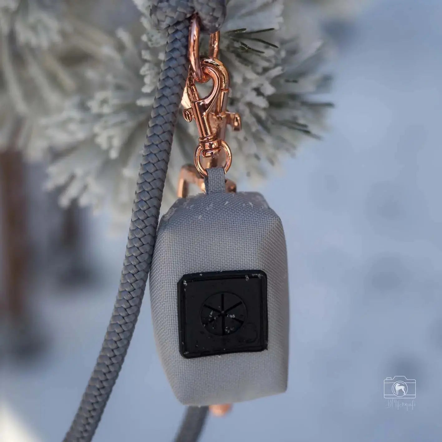 Etui na woreczki szaroBURA / szary BURA