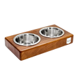 Załaduj obraz do przeglądarki galerii, Miska dla psa DUO bursztyn Bowl & Bone
