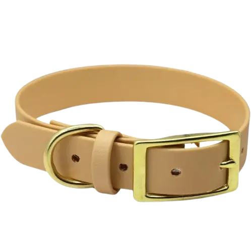 Obroża na sprzączkę BioThane Champagne Beige Co Collar