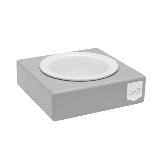 Miska dla psa SOLO CERAMIC szara Bowl & Bone